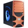 Chenbro Gaming Bomb PC61166-001, Black/Orange, USB, Audio, Firewire, ATX,  
