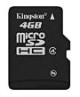   Kingston microSDHC (Trans-Flash)  4Gb, Class4 (SDC4/4GBSP)