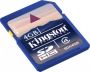 Карта памяти Secure Digital Card 4096MB Kingston Class4