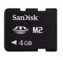   Sandisk Memory Stick M2 4 Gb w/MSPD adapter (SDMSM2-4096-E11M)