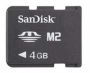   Sandisk Memory Stick Micro (M2) 4Gb, (SDMSM2-004G-E11M)