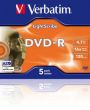  Verbatim DVD+R,4.7Gb 16x Slim