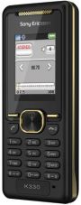   Sony Ericsson K330 gold on black