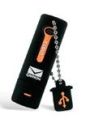 Usb Flash Drive Canyon 8Gb, USB 2.0, Rubber, Black (CNR-FD6I)