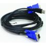 D-Link DKVM-CU3, кабель KVM для подключения клавиатуры, мыши и монитора, 3м