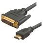  HDMI to DVI 4.5 m., Gembird -HDMI-DVI-15,  