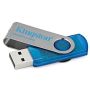 Usb Flash Drive Kingston DataTraveler 101  8Gb, USB 2.0, 55.5x17x9mm, Cyan (DT101C/8GB)