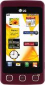   LG KP500 Wine Red