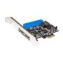  SATA/ATA STLab A-350, 2 ch. int, 2 ch.ext., 1 ch. int ATA, Raid 0, 1, 0+1, PCI-E x1