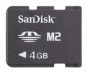   Sandisk Memory Stick Micro (M2) 4Gb, (SDMSM2-004G-E11M)