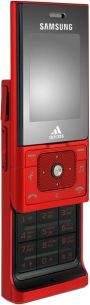   Samsung SGH-F110 Adidas pink red