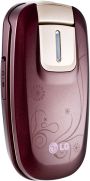   LG KG 376 wine red